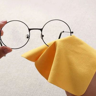Anti Fog Microfiber Eyeglass Cleaning Cloth Natural Eco Friendly Multi Colors