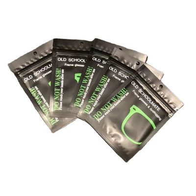 Stock Anti Fog Suede Eyeglass Cleaning Cloth 220gsm Customer Logo