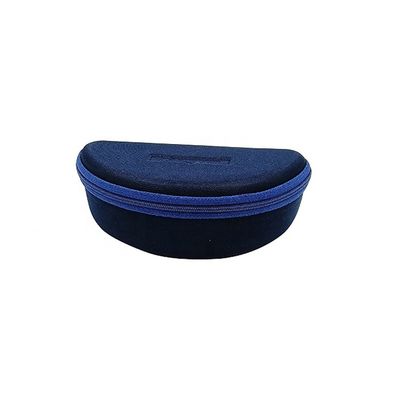 Customizable Logo Zipper Eyeglasses Case Big Box Black Glasses Case Shockproof