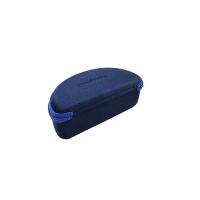 Customizable Logo Zipper Eyeglasses Case Big Box Black Glasses Case Shockproof