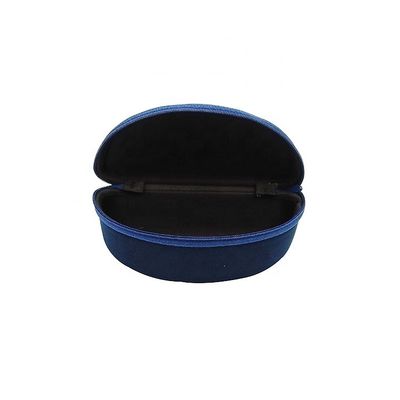Customizable Logo Zipper Eyeglasses Case Big Box Black Glasses Case Shockproof