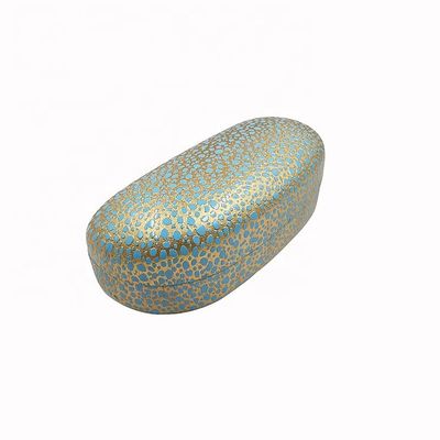Customized Logo Leather Optical Glasses Case Irregular Shape Lightweight