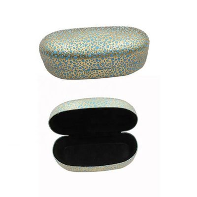 Customized Logo Leather Optical Glasses Case Irregular Shape Lightweight