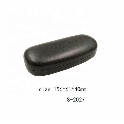 Embossed Logo PU Reading Glasses Case Matte Surface 156*61*40mm