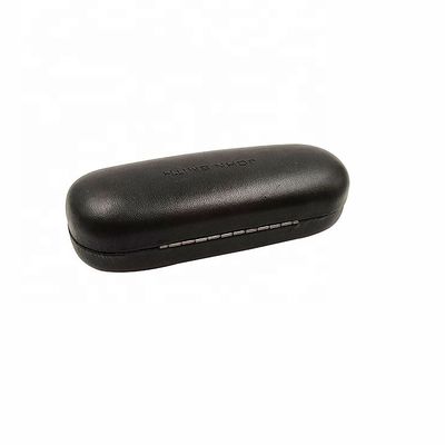 Embossed Logo PU Reading Glasses Case Matte Surface 156*61*40mm