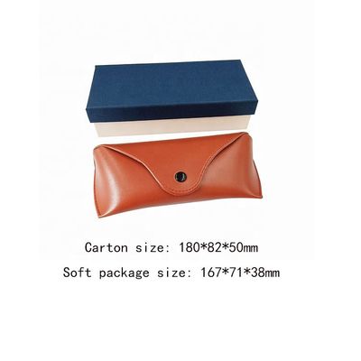 Durable Soft Leather Spectacle Cases And Paper Box For Girls  Scratchproof