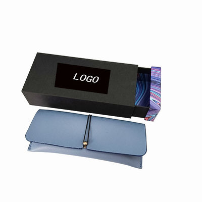 Custom Logo Leather Paper Glasses Case Set OEM / ODM Available
