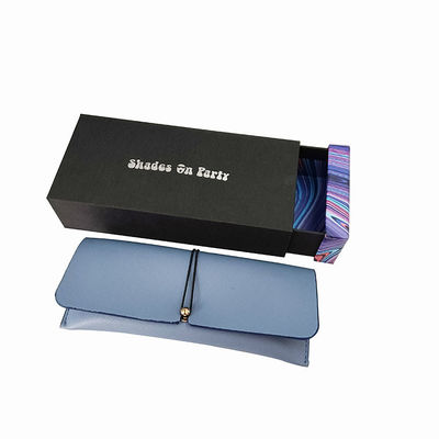 Custom Logo Leather Paper Glasses Case Set OEM / ODM Available