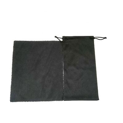 Customized Logo PU Glasses Case Set Eyewear Case Accessories Black